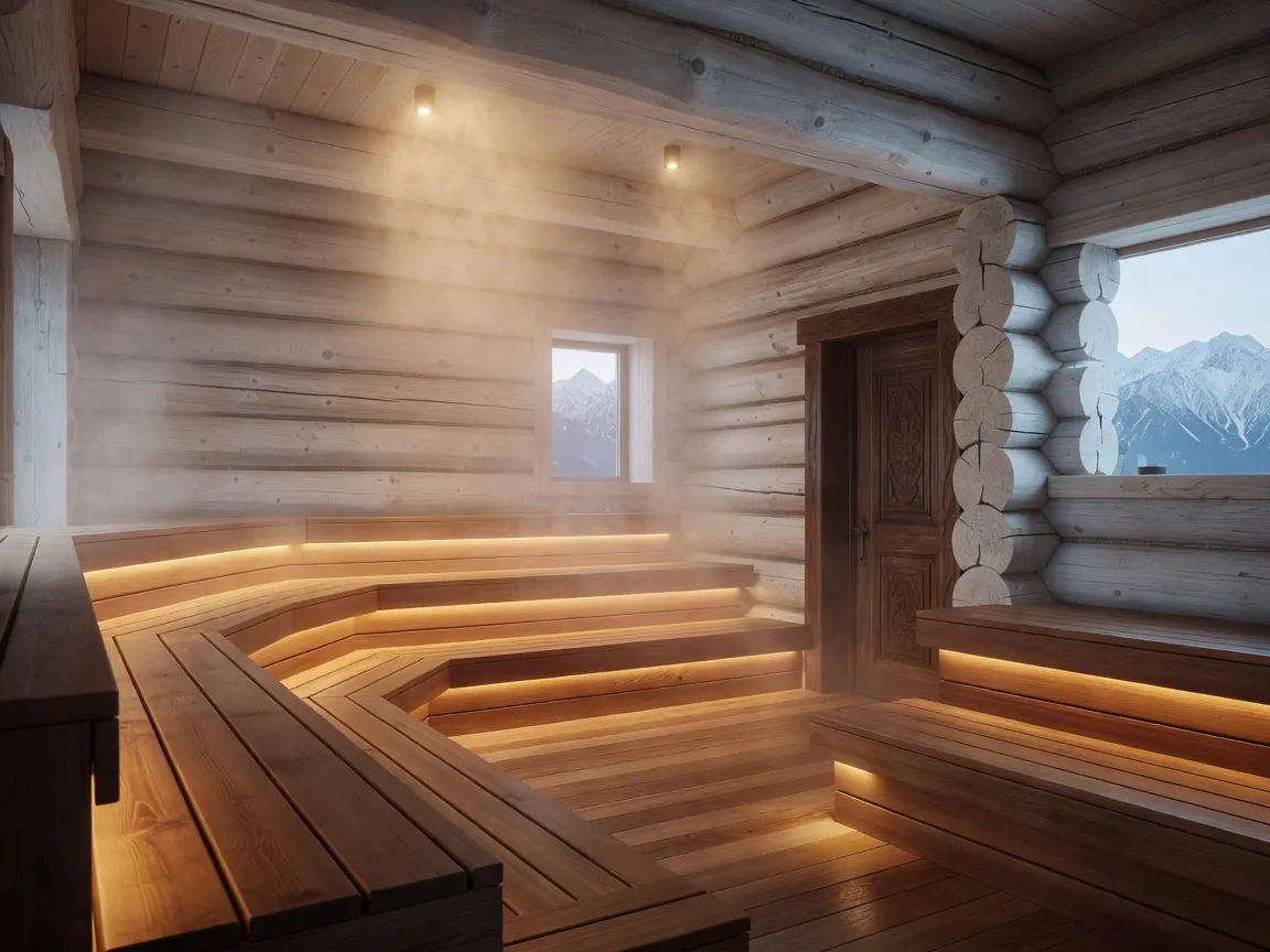 Парная из кело в банном SPA «Манна»